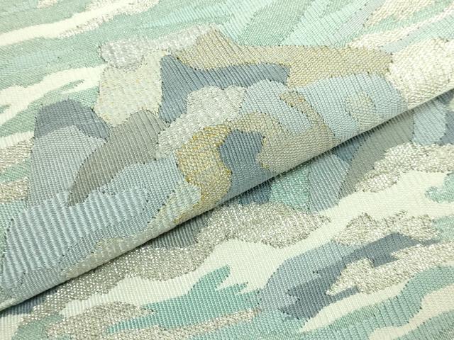 平和屋着物●極上 綴れ 太鼓柄袋帯 渓流 金銀糸 逸品 DZAB3332kh6