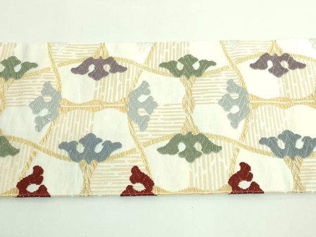 平和屋着物●極上 山口織物金織 九寸名古屋帯 唐織 吉祥文 金糸 逸品 DZAB3359kh6