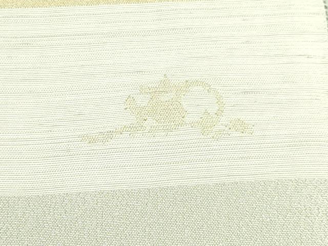 平和屋着物●極上 絲藝苑 上島洋山 両面 太鼓柄袋帯 風景文 逸品 DZAB3366kh6
