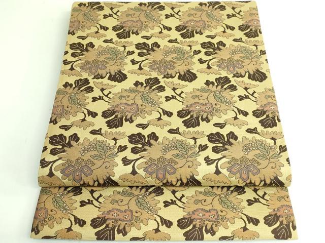 平和屋着物●極上 しょうざん謹製 六通柄袋帯 紗重織 菊花文 逸品 DZAB3368kh6