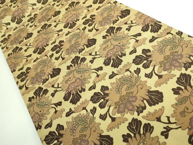平和屋着物●極上 しょうざん謹製 六通柄袋帯 紗重織 菊花文 逸品 DZAB3368kh6
