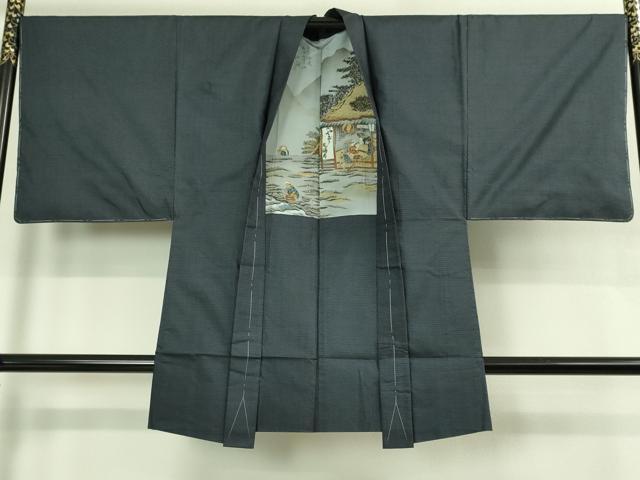 平和屋着物●極上 男性 本場大島紬 アンサンブル 100亀甲 総詰め 逸品 DZAB3413kh6