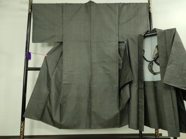 平和屋着物●極上 男性 本場大島紬 アンサンブル 100亀甲 総詰め 逸品 未使用 DZAB3417kh6