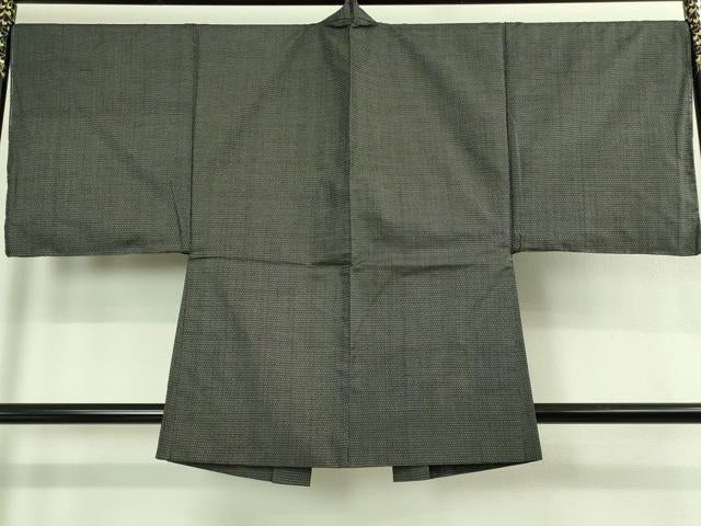 平和屋着物●極上 男性 本場大島紬 アンサンブル 100亀甲 総詰め 逸品 未使用 DZAB3417kh6