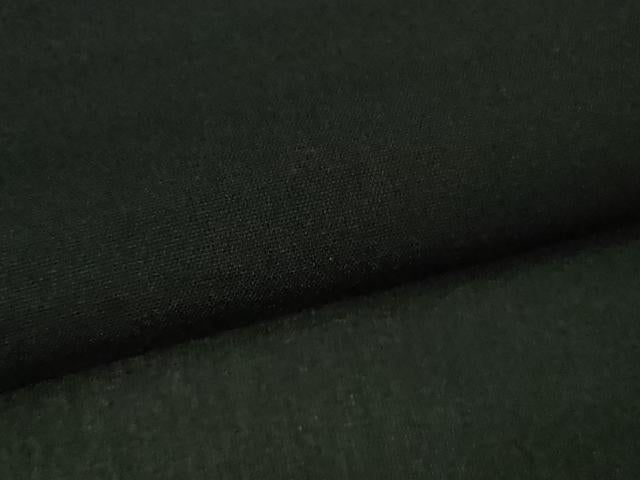 平和屋本店*極上 夏物 東郷織物謹製 本場大島紬 夏大島 黒地 証紙付き 逸品 未使用 DZAB3462kh6