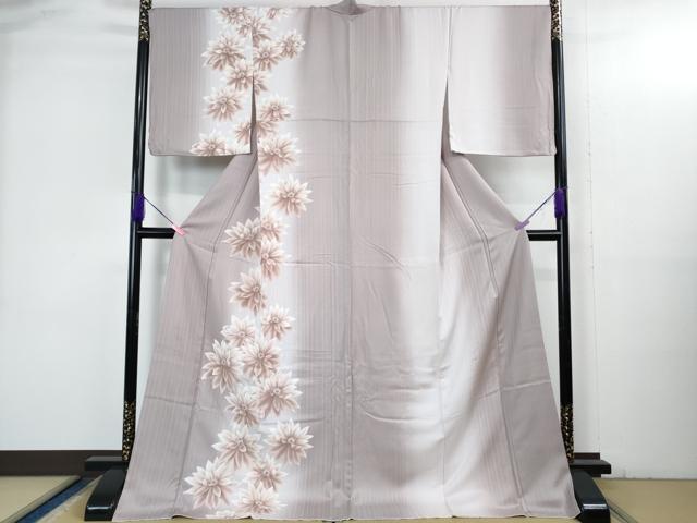 平和屋着物●極上 訪問着 花間道 暈し染め 反端付き ロング丈 逸品 DZAB3500kh6