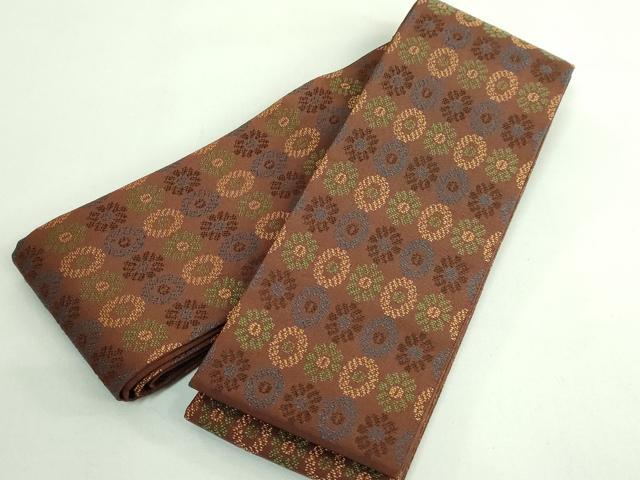 平和屋着物●極上 男性 角帯 いちご錦 逸品 未使用 DZAB3640kh6