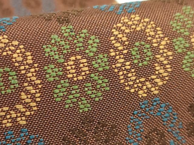 平和屋着物●極上 男性 角帯 いちご錦 逸品 未使用 DZAB3640kh6