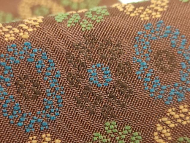 平和屋着物●極上 男性 角帯 いちご錦 逸品 未使用 DZAB3640kh6