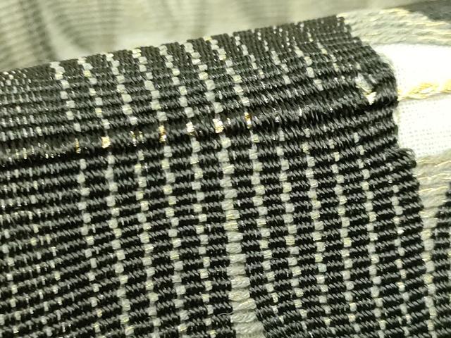 平和屋着物●極上 ひなや工房 くむ・あむ・おる 伊豆蔵明彦 組織 太鼓柄袋帯 金糸 逸品 DZAB3680kh6