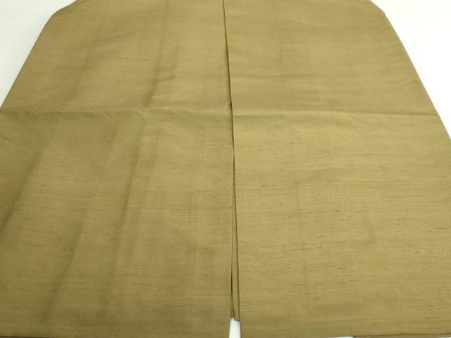 平和屋着物●極上 男性 馬乗り袴 紬地 木蘭色地 逸品 DZAB3689kh6