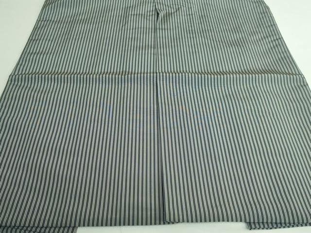 平和屋本店●極上 男性 人間国宝 甲田綏郎 精好仙台平 馬乗り袴 縞 逸品 DZAB3690kh6