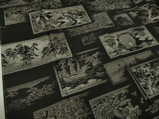 平和屋本店●極上 絣の魔術師 恵積五郎 本場大島紬 恵大島織物謹製 9マルキ 古代染色純泥染 桃山百隻 証紙付き 逸品 未使用 DZAB3739kh6