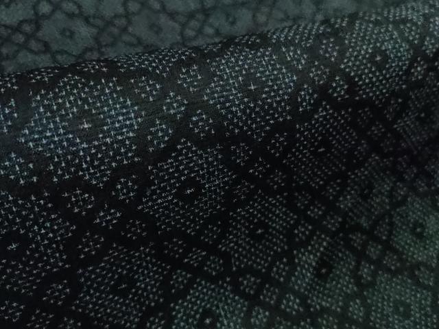 平和屋本店*極上 夏物 重要無形文化財 本場宮古上布 網目花繋ぎ 苧麻 逸品 DZAB3748kh6