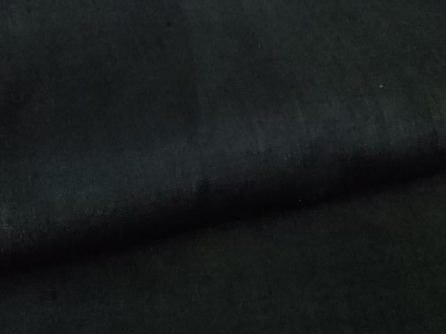 平和屋本店*極上 夏物 重要無形文化財 本場宮古上布 苧麻 無地 濃鉄紺色 たとう紙付き 逸品 DZAB3750kh6