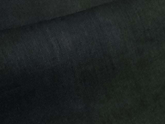 平和屋本店*極上 夏物 重要無形文化財 本場宮古上布 苧麻 無地 濃鉄紺色 たとう紙付き 逸品 DZAB3750kh6