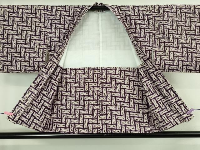 平和屋本店#極上 岩手の匠 草紫堂 南部絞り 紫根染 綿 羽織 逸品 DZAB3755kh6
