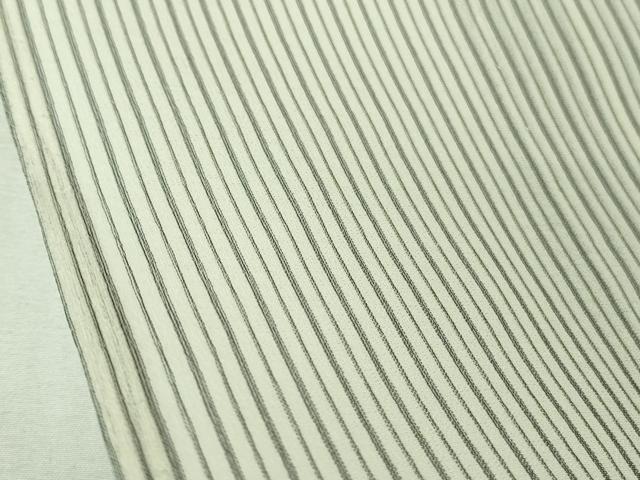 平和屋本店*極上 夏物 本場縞大島紬 夏大島 縞 堀之内織物謹製 証紙付き 逸品 DZAB3763kh6