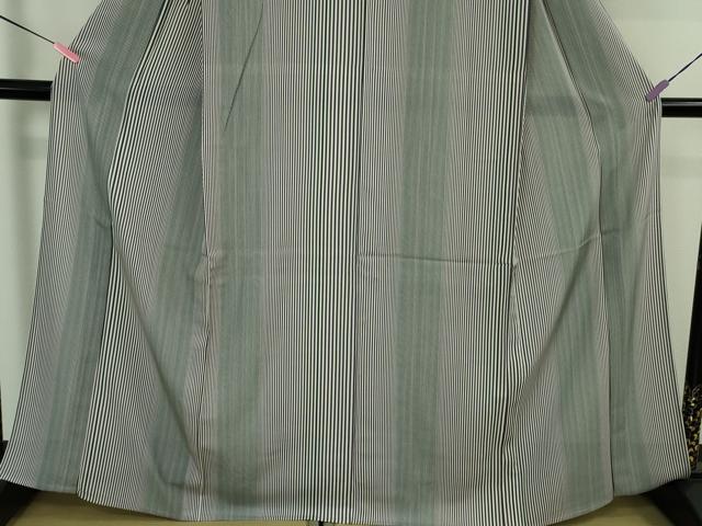 平和屋着物*極上 夏物 小紋 絽 縞 逸品 未使用 DZAB3796kh6