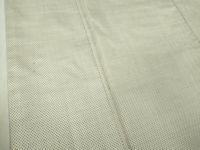 平和屋着物●極上 本場大島紬 白大島 7マルキ 反端付き 逸品 DZAB3805kh6