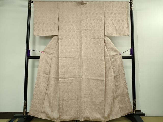 平和屋着物●極上 名門 藤娘きぬたや・総絞り 杢目絞り 小紋 逸品 DZAB3806kh6