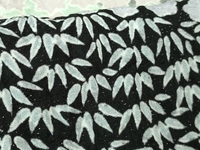 平和屋本店●極上 訪問着 東雲絞り 相良刺繍 流水花文 暈し染め 金糸 銀通し地 ロング丈 逸品 未使用 DZAB3816kh6