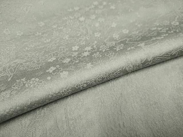 平和屋着物●極上 色無地 人物風景花地紋 潤色 逸品 未使用 DZAB3885kh6