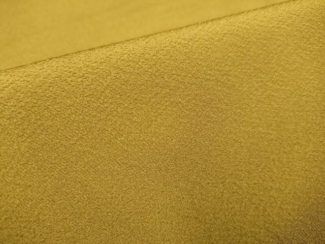 平和屋着物●極上 色無地 濃い黄朽葉色 逸品 未使用 DZAB3890kh6
