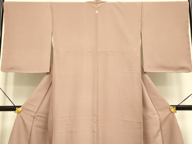 平和屋着物●極上 色無地 鴇浅葱色 ロング丈 逸品 未使用 DZAB3893kh6