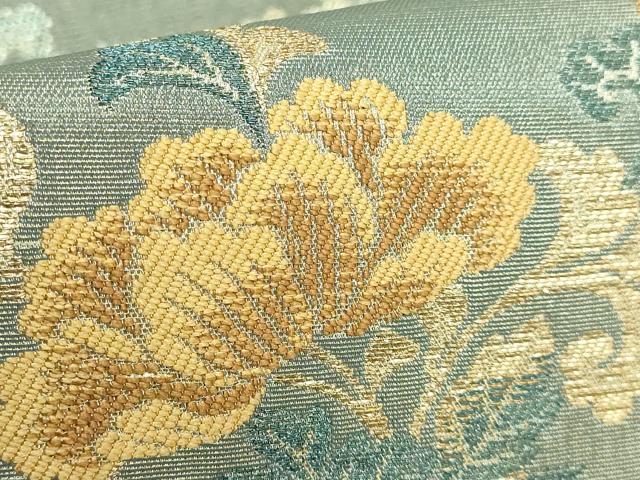平和屋着物●極上 紋屋井関 御寮織 六通柄袋帯 花唐草 金銀糸 逸品 DZAB3913kh6