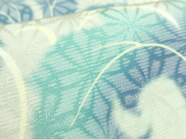 平和屋着物●極上 全通柄袋帯 唐草文 やまと誂製 逸品 DZAB3955kh6