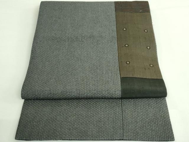 平和屋本店●極上 Maru Factory 丸山正 創作 つけ帯 逸品 DZAB3976kh6