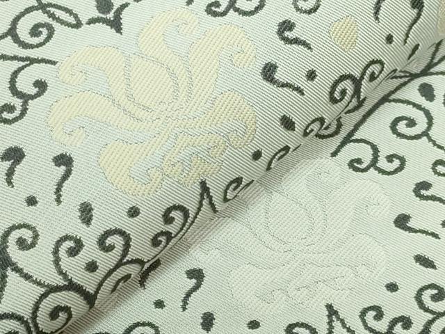 平和屋着物●極上 六通柄袋帯 洋花文 逸品 DZAB3999kh6