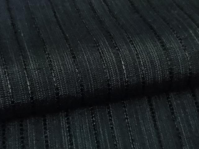平和屋本店●極上 男性 紬 キングサイズ 濃藍色 逸品 未使用 DZAB4114kh6