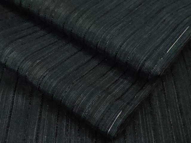 平和屋本店●極上 男性 紬 キングサイズ 濃藍色 逸品 未使用 DZAB4114kh6