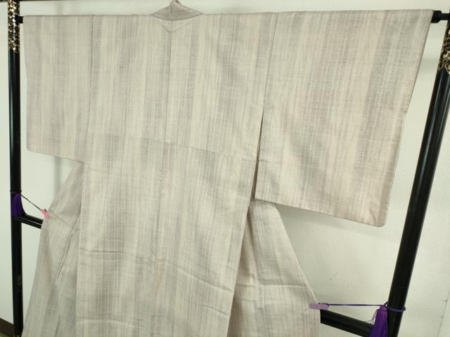 平和屋本店●極上 本場結城紬 重要無形文化財 100亀甲 間道 逸品 DZAB4118kh6