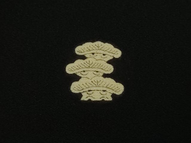 平和屋着物●極上 十七代京屋林蔵 黒留袖 刺繍 辻が花 暈し染め 逸品 DZAB4143kh6