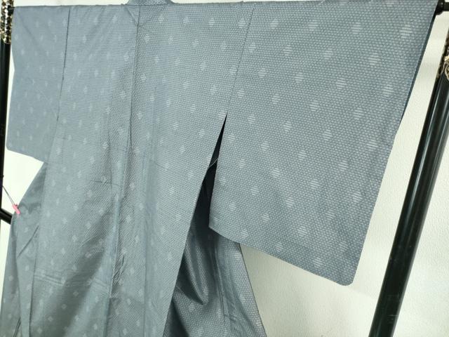平和屋着物▽極上 薩摩結城 本場大島紬 単衣 大迫織物謹製 証紙付き 逸品 DZAB4183kh6