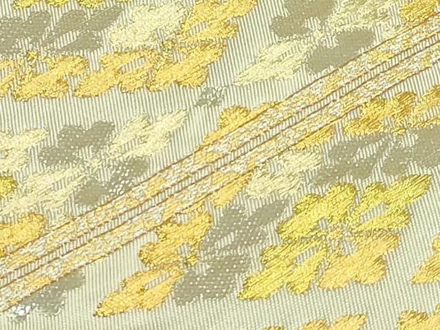 平和屋本店●極上 龍村美術織物 たつむら 六通柄 本袋帯 さいわい花菱錦 金銀糸 逸品 DZAB4221kh6