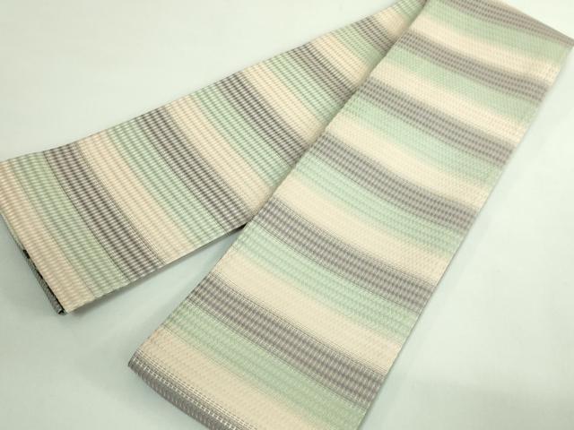 平和屋着物●極上 両面 半幅帯 舞桜 逸品 DZAB4267kh6