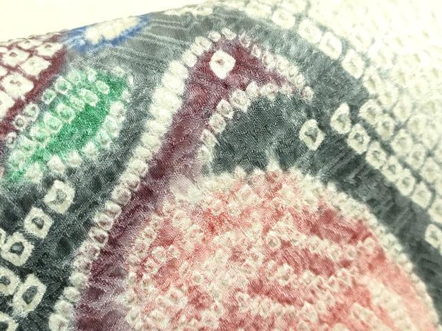 平和屋着物●極上 名門 藤娘きぬたや・総絞り 九寸開き名古屋帯 花鳥文 逸品 DZAB4272kh6