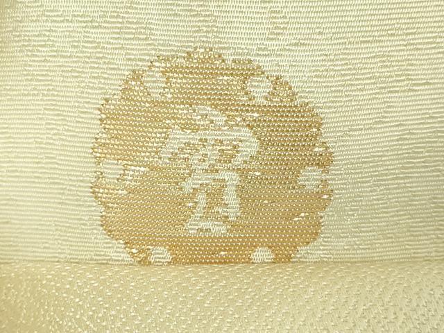 平和屋着物●極上 ジャパンオートクチュール 渡辺雪三郎 六通柄袋帯 羽根 金糸 逸品 DZAB4295kh6