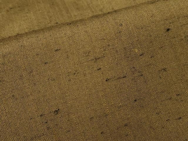 平和屋着物●極上 男性 紬 アンサンブル 長羽織 濃い香染色 羽裏・笹竹 逸品 DZAB4302kh6
