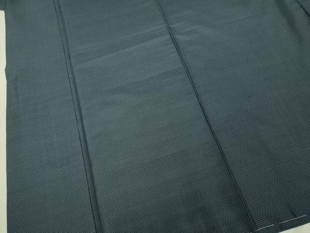 平和屋着物●極上 男性 本場大島紬 アンサンブル 長羽織 80亀甲 総詰め 羽裏・蛙 逸品 未使用 DZAB4306kh6