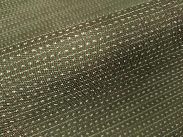 平和屋着物●極上 男性 本場大島紬 アンサンブル 長羽織 羽裏・蟹 逸品 未使用 DZAB4307kh6