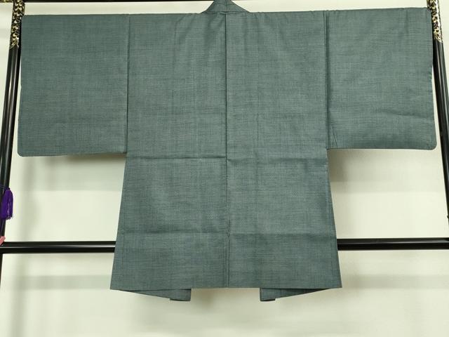 平和屋着物●極上 男性 本場大島紬 アンサンブル 長羽織 100亀甲 総詰め 逸品 DZAB4308kh6