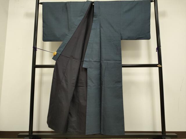 平和屋着物●極上 男性 本場大島紬 アンサンブル 長羽織 120亀甲 総詰め 平田政良作 羽裏・瓢箪 証紙付き 逸品 DZAB4313kh6