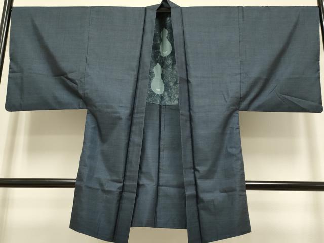 平和屋着物●極上 男性 本場大島紬 アンサンブル 長羽織 120亀甲 総詰め 平田政良作 羽裏・瓢箪 証紙付き 逸品 DZAB4313kh6
