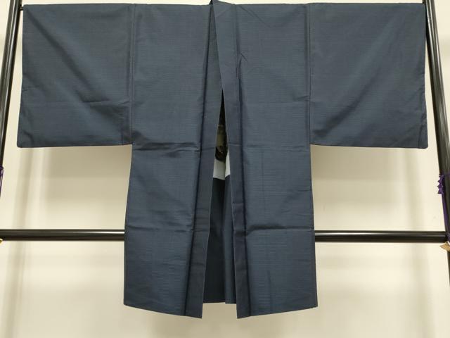 平和屋着物●極上 男性 本場大島紬 アンサンブル キングサイズ 長羽織 逸品 DZAB4315kh6
