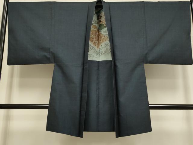 平和屋着物●極上 男性 本場大島紬 アンサンブル 長羽織 100亀甲 総詰め 逸品 DZAB4322kh6